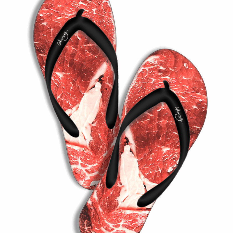 Flip-Flops mit Fleischmuster