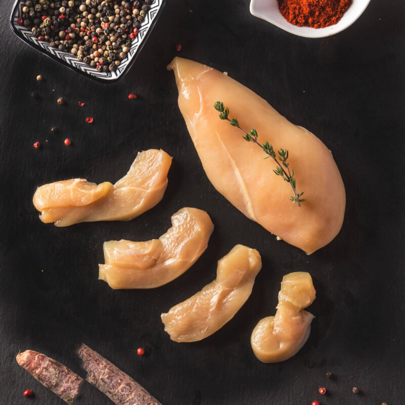 Hähnchenbrust mit Gewürzen und Kräutern